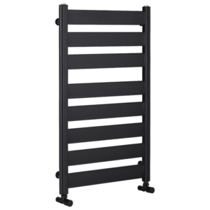 CERANO - Kúpeľňový radiátor Marco - bočné pripojenie - 698W - čierna matná - 920x550 mm LIV-WP-8-55 vyobraziť