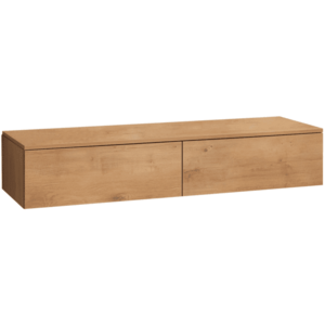 CERANO - Kúpeľňová skrinka pre umývadlá na dosku Noira - dub medový - 150x28x48 CER-8050BD7617 vyobraziť