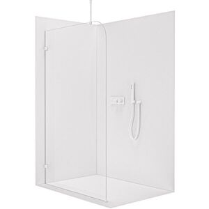 CERANO - Sprchová zástena Walk-in Orbis Top Round Ľ/P - 8 mm - okrúhla vzpera - biela matná, transparentné sklo - 160x200 CER-682582 vyobraziť