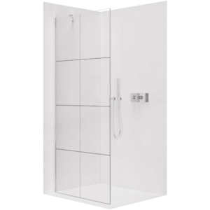 CERANO - Sprchová zástena Walk-in Onyx YL/P - 8 mm - chróm, industriálne sklo - 110x200 CER-8050BD1394 vyobraziť