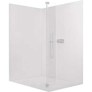CERANO - Prídavný otočný panel k sprchovej zástene Onyx - 8 mm - chróm, transparentné sklo - 30x200 CER-537346 vyobraziť