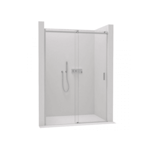 CERANO - Sprchové posuvné dvere Santoro Ľ/P - 8 mm - chróm, transparentné sklo - 140x195 CER-8050BD6960 vyobraziť