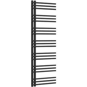 CERANO - Kúpeľňový radiátor Burke - L/P - asymetrické pripojenie 50mm - 513 W - čierna matná - 1500x500 mm CER-109129 vyobraziť
