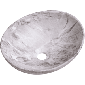 CERANO - Umývadlo keramické Marbelo - na dosku - mramor - 41x33 CER-477005 vyobraziť