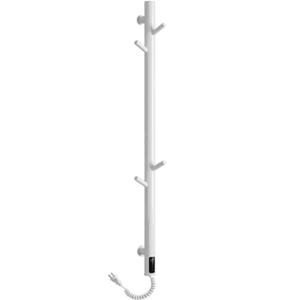 CERANO - Elektrický sušiak uterákov Ramus, s displejom - 160W - biela lesklá - 1400x30 mm CER-679310 vyobraziť