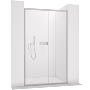 CERANO - Sprchové posuvné dvere Orlano L/P - 5 mm - chróm, transparentné sklo - 90x195 CER-8050BD74895 vyobraziť