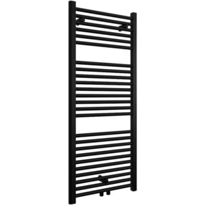 CERANO - Kúpeľňový radiátor Lincoln - stredové pripojenie 50mm/bočné - 366W - čierna matná - 1200x500 mm CER-429541 vyobraziť
