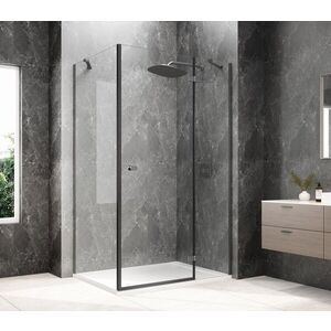 POLYSAN - GLOBE GUN METAL obdĺžniková sprchová zástena 900x800, číre sklo, pravé GB1090-3215RGM vyobraziť