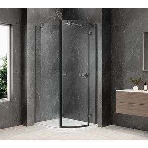 POLYSAN - GLOBE GUN METAL štvrťkruhová sprchová zástena 800x900, číre sklo, pravé GB2890RGM vyobraziť