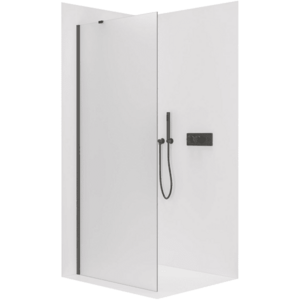 CERANO - Sprchová zástena Walk-in Onyx YL/P - 8 mm - čierna matná, mliečne sklo - 60x200 CER-8050BD1148 vyobraziť