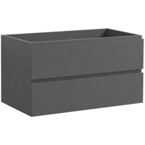 CERANO - Kúpeľňová skrinka pod umývadlo Carole - antracitová - 99x48x45 CER-692782 vyobraziť