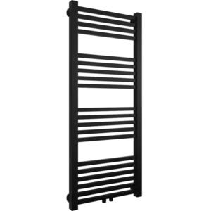 CERANO - Kúpeľňový radiátor Franko - stredové pripojenie 50mm/bočné - 392W - čierna matná - 1200x500 mm CER-429646 vyobraziť