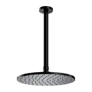 OMNIRES - SLIMLINE dažďová hlavica so stropným ramenom, čierny polomat WSSET1BL vyobraziť