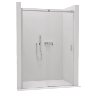 CERANO - Sprchové posuvné dvere Santoro Ľ/P - 6 mm - chróm, transparentné sklo - 140x195 CER-424942 vyobraziť