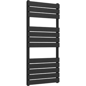 CERANO - Kúpeľňový radiátor Claude - bočné pripojenie - 575 W - čierna matná - 1200x500 mm CER-429658 vyobraziť