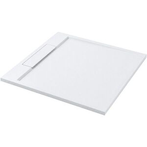 CERANO - Sprchová vanička štvorcová Loro - liaty mramor - biela matná - 100x100x3, 5 CER-437090 vyobraziť