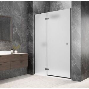 POLYSAN - GLOBE GUN METAL sprchové dvere do niky 800, matné sklo, ľavá GB1080MLGM vyobraziť