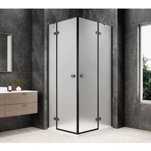 POLYSAN - GLOBE GUN METAL obdĺžniková sprchová zástena 900x800, rohový vstup, matné sklo GB5980MGM vyobraziť