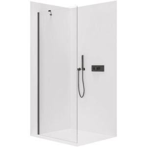 CERANO - Sprchová zástena Walk-in Onyx YL/P - 8 mm - čierna matná, transparentné sklo - 90x200 CER-8050BD1175 vyobraziť
