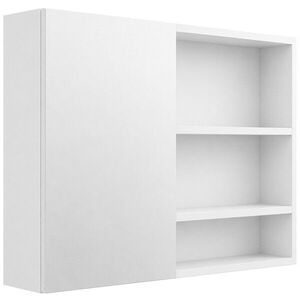 CERANO - Kúpeľňová zrkadlová skrinka Orea - biela matná - 100x65x15 CER-661924 vyobraziť