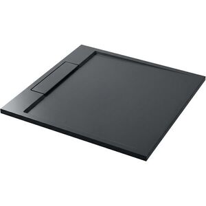 CERANO - Sprchová vanička štvorcová Loro - liaty mramor - tmavo šedá - 90x90x3, 5 CER-8050BD80370 vyobraziť