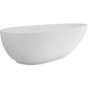 CERANO - Vaňa z liateho mramoru Aura - voľne stojaca - biela matná - 180x90x58 CER-VELA1050W vyobraziť