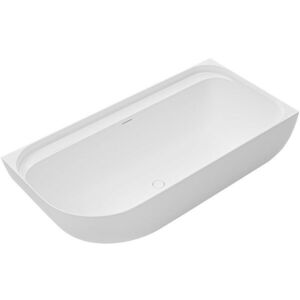 CERANO - Vaňa z liateho mramoru Valeria - voľne stojaca - asymetrická - pravá - biela matná - 150x80x55 CER-8050BD80382 vyobraziť