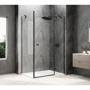 POLYSAN - GLOBE BLACK obdĺžniková sprchová zástena 800x1000, číre sklo, pravé GB1080-3415RB vyobraziť