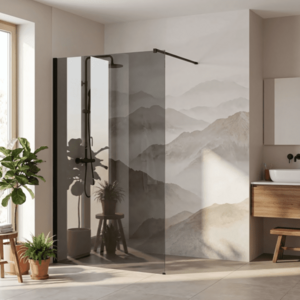 REA/S - Sprchová zástena Flexi Grey / Black 90 KPL-K99185 vyobraziť