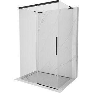 MEXEN/S - Rox-3S L sprchový kút 3 stenný, posuvný 105 x 100, transparent, čierna 8C2L-105-100-70-00-3S vyobraziť