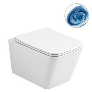CERANO - WC závesné Forte, Vortex - vírové splachovanie + Slim/SoftClose sedátko - biela lesklá - 52x35 CER-680367 vyobraziť