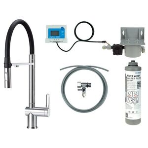 DEANTE - Magnetic batéria kuchynská chróm, so sadou pre filtráciu vody, s elastickou hubicou; BRMF075M vyobraziť