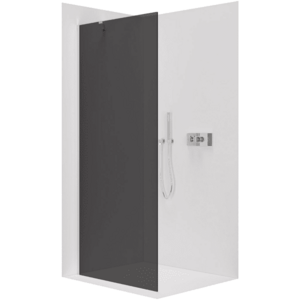 CERANO - Sprchová zástěna Walk-in Onyx Y L/P - 10 mm - chrom, grafitové sklo - 130x200 CER-8050BD8599 vyobraziť