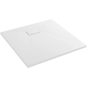CERANO - Sprchová vanička čtvercová Gusto - SMC/minerální kompozit - strukturovaná bílá matná - 90x90x3 CER-414572 vyobraziť
