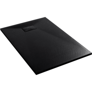 CERANO - Sprchová vanička obdélníková Gusto - SMC/minerální kompozit - strukturovaná černá matná - 140x90x3 CER-414731 vyobraziť
