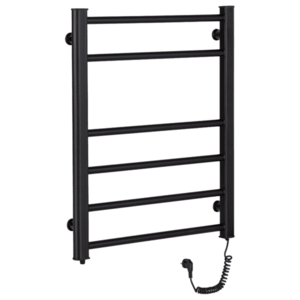 CERANO - Elektrický sušák ručníků Domenico - 97 W - černá matná - 660x550 mm LIV-ER-6-55 vyobraziť