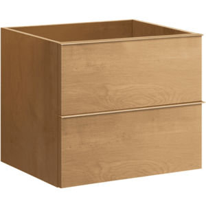 CERANO - Koupelnová skříňka pod umyvadlo s úchytkou Velora - dub medový, úchytka zlatá - 69x53x46, 5 CER-665110 vyobraziť