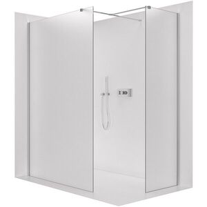 CERANO - Sprchová zástěna Walk-in Onyx T L/P - 8 mm - hranatá vzpěra - chrom, mléčné sklo - 80x80x200 CER-8050BD2648 vyobraziť