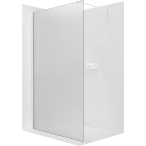 CERANO - Sprchová zástěna Walk-in Onyx Cube L/P - 8 mm - hranatá vzpěra - bílá matná, mléčné sklo - 30x200 CER-8050BD71916 vyobraziť