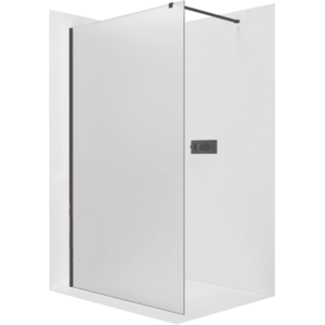 CERANO - Sprchová zástěna Walk-in Onyx Cube L/P - 8 mm - hranatá vzpěra - černá matná, mléčné sklo - 30x200 CER-8050BD71922 vyobraziť