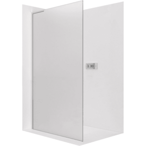 CERANO - Sprchová zástěna Walk-in Onyx L-levá vzpěra - 8 mm - chrom, mléčné sklo - 100x200 CER-8050BD83306 vyobraziť