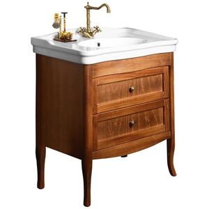 SAPHO - RETRO umývadlová skrinka buk 73×80×46, 5 cm, umývadlo ANTIK 80cm 1654-01 vyobraziť