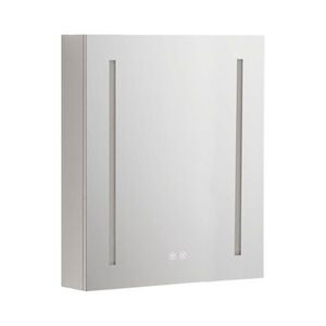 Mereo Kúpeľňová galérka 60 cm, zrkadlová skrinka, strieborná CN190L vyobraziť