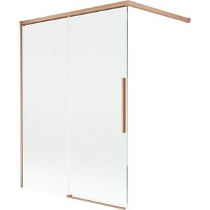 MEXEN/S - Rox vaňová zástena 2-krídlová posuvná 120 x 150, transparent, meď kartáčovaná 8C9-120-003-65-00 vyobraziť
