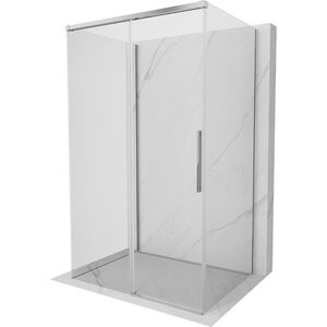 MEXEN/S - Rox-3S sprchovací kút 3 stenný, posuvný 100 x 75, transparent, chróm 8C2-100-075-01-00-3S vyobraziť