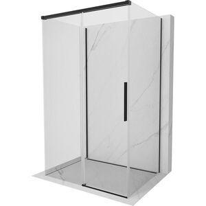MEXEN/S - Rox-3S sprchovací kút 3 stenný, posuvný 135 x 120, transparent, čierna 8C2-135-120-70-00-3S vyobraziť