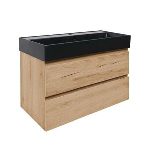 Kúpeľňová skrinka 2 zásuvková s umývadlom SAT B-Way 99x50x45 cm dub mat BWAY2100OAKU2BB BWAY2100OAKU2BB vyobraziť