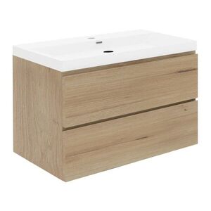 Kúpeľňová skrinka s umývadlom SAT B-Way 99x50x45 cm dub mat BWAY2100OAKU4 BWAY2100OAKU4 vyobraziť