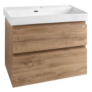AQUALINE - ALTAIR umývadlová skrinka 76x60x37cm, dub emporio AI388 vyobraziť