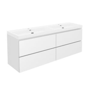 Kúpeľňová skrinka s umývadlom SAT B-Way 119x50x45 cm biela lesk BWAY2120WU4 BWAY2120WU4 vyobraziť